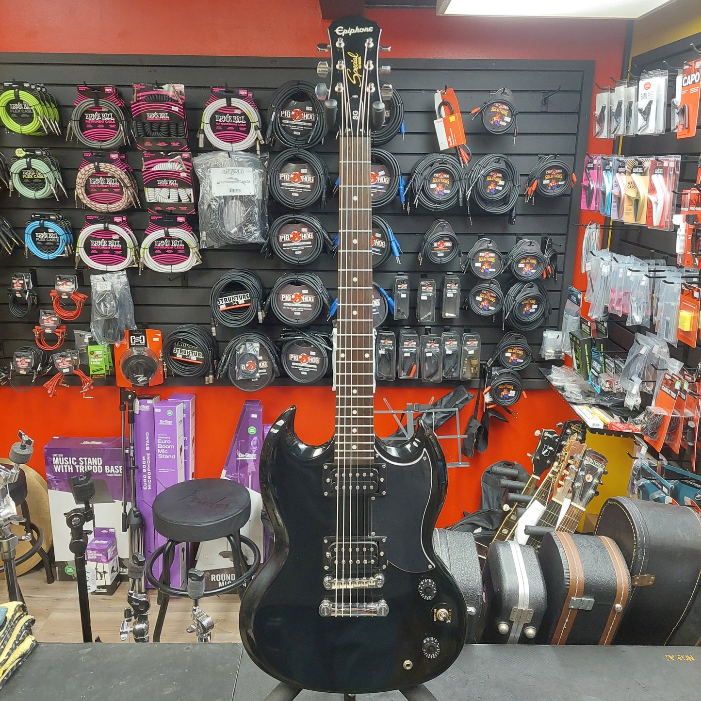 2014 Epiphone Special SG Model Electric Guitar - Black SN# 14092306842