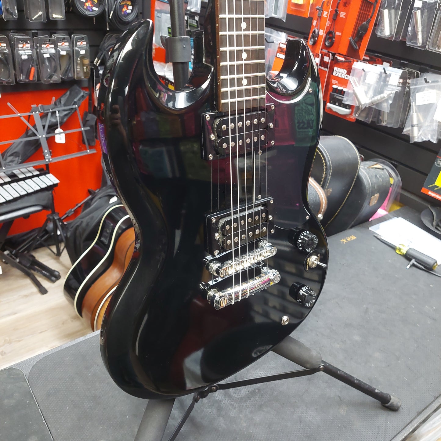 2014 Epiphone Special SG Model Electric Guitar - Black SN# 14092306842