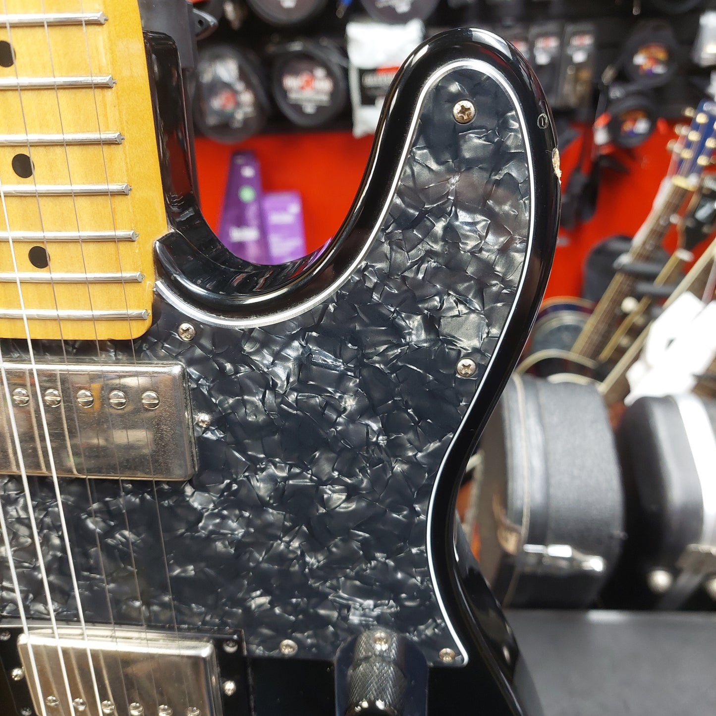2010 Fender Blacktop Telecaster HH Electric Guitar w/ Gearit Black GIg Bag SN# MX10183461 "Made In Mexico"