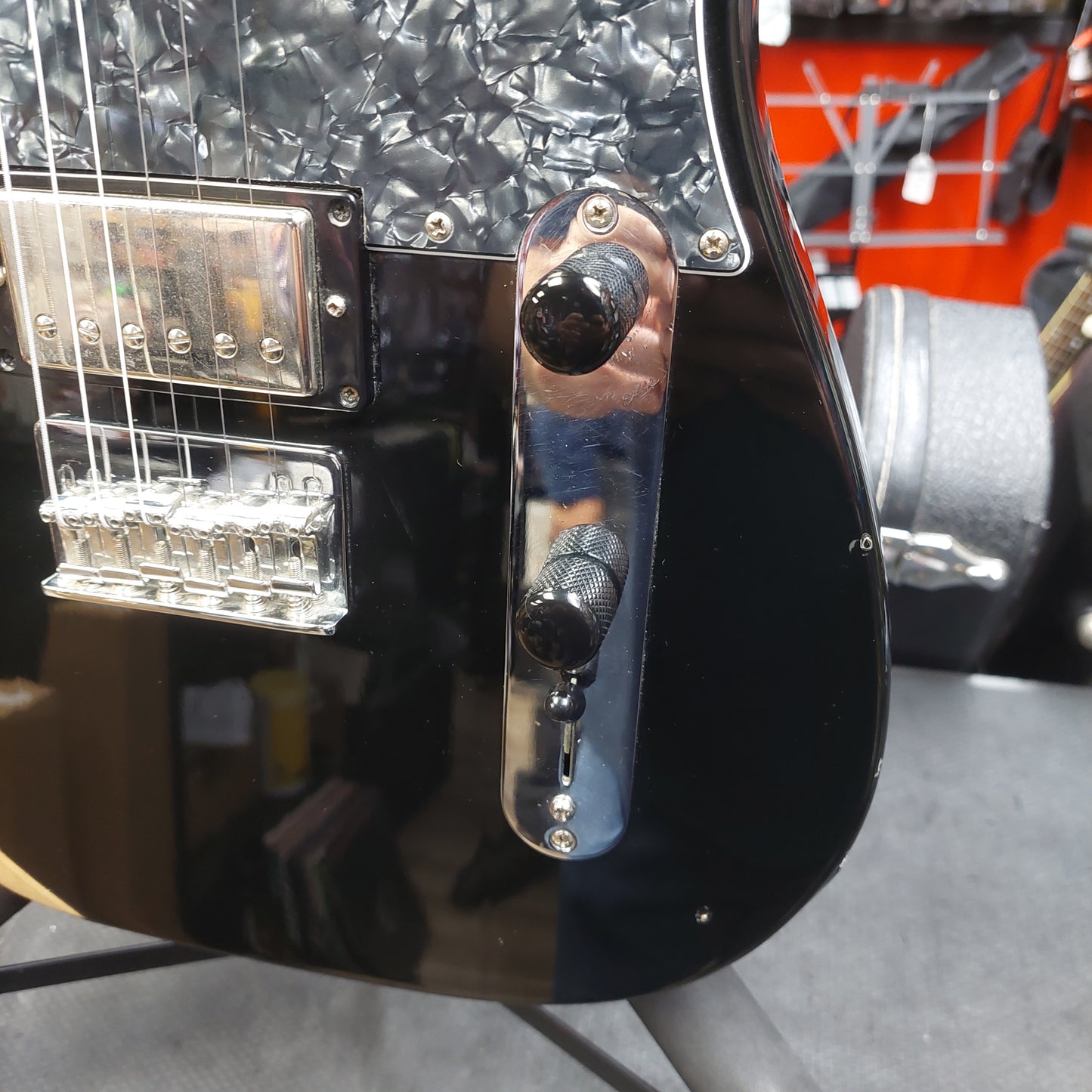 2010 Fender Blacktop Telecaster HH Electric Guitar w/ Gearit Black GIg Bag SN# MX10183461 "Made In Mexico"