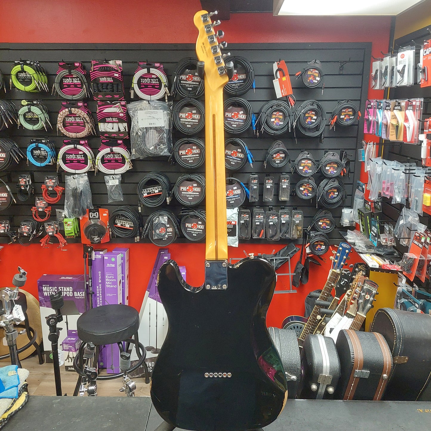 2010 Fender Blacktop Telecaster HH Electric Guitar w/ Gearit Black GIg Bag SN# MX10183461 "Made In Mexico"
