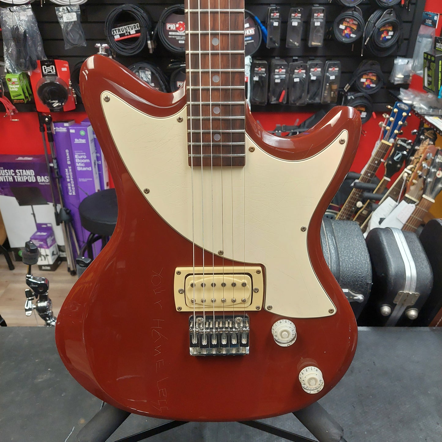 2003 First Act ME315 Electric Guitar - Wine Red SN# 3156A10332 "Sold As Is" Has Writing On Body