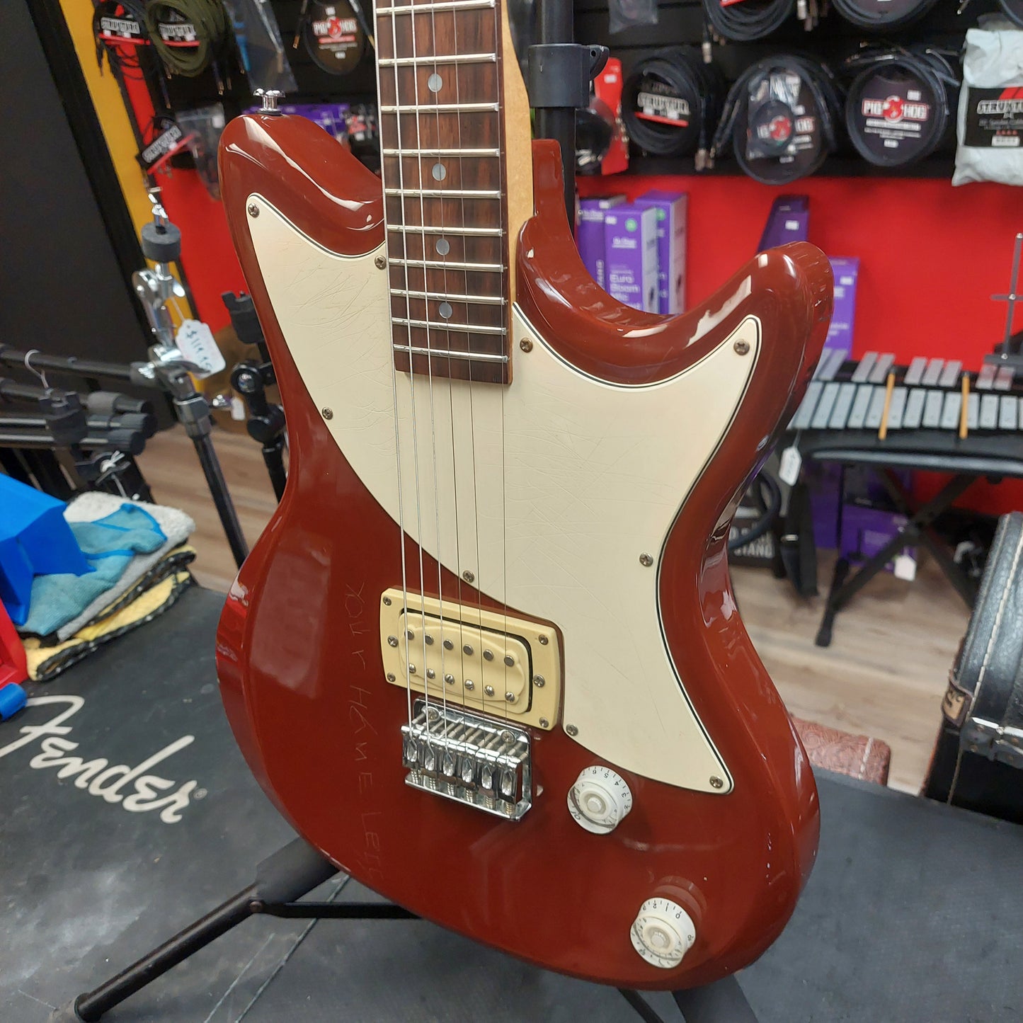 2003 First Act ME315 Electric Guitar - Wine Red SN# 3156A10332 "Sold As Is" Has Writing On Body