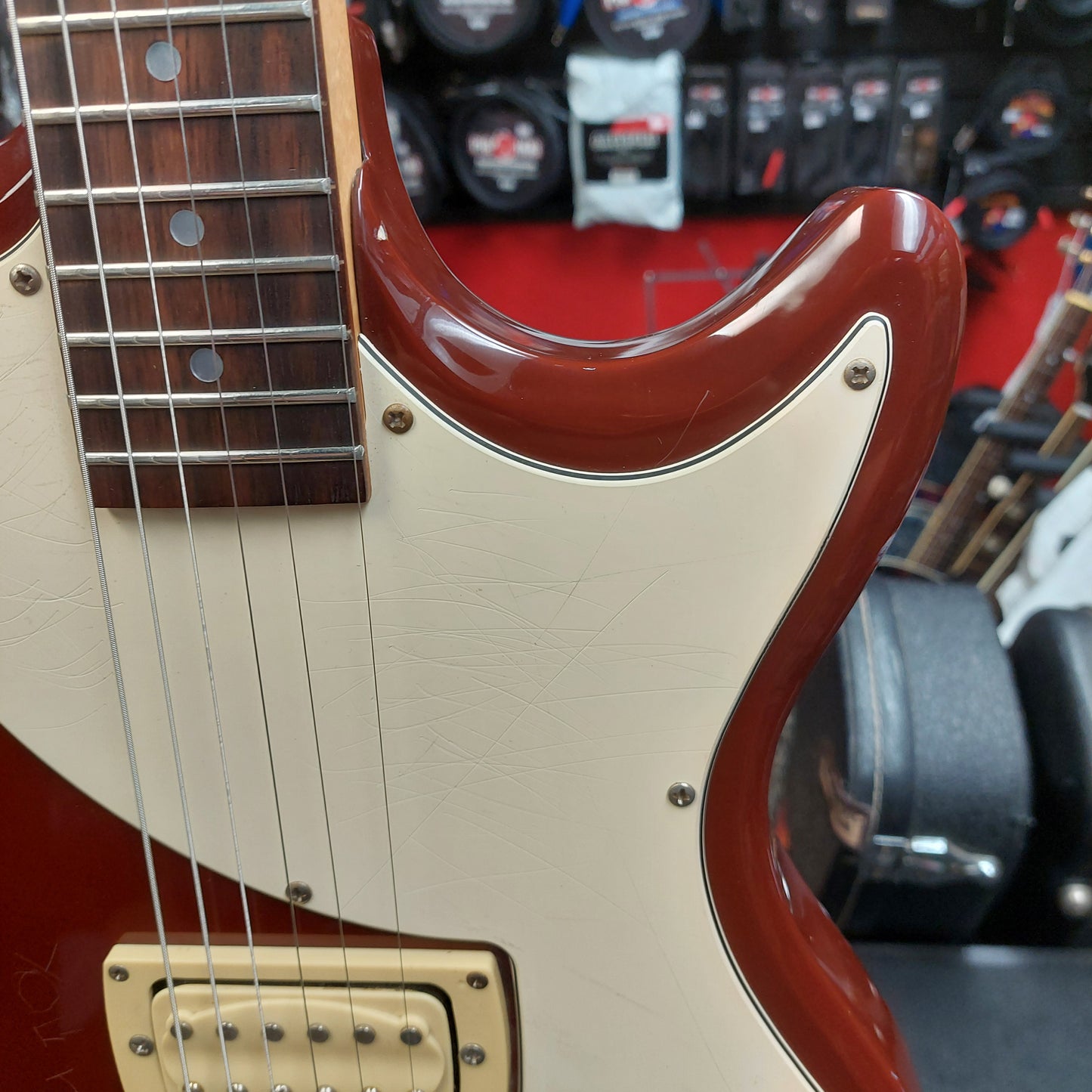 2003 First Act ME315 Electric Guitar - Wine Red SN# 3156A10332 "Sold As Is" Has Writing On Body