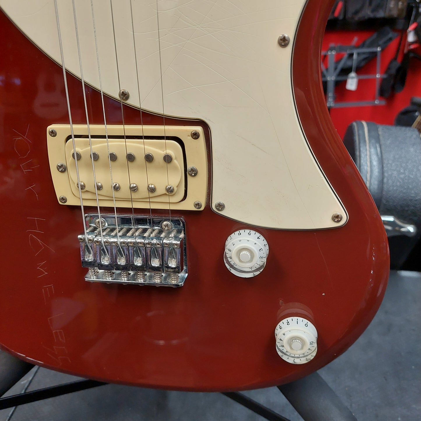 2003 First Act ME315 Electric Guitar - Wine Red SN# 3156A10332 "Sold As Is" Has Writing On Body