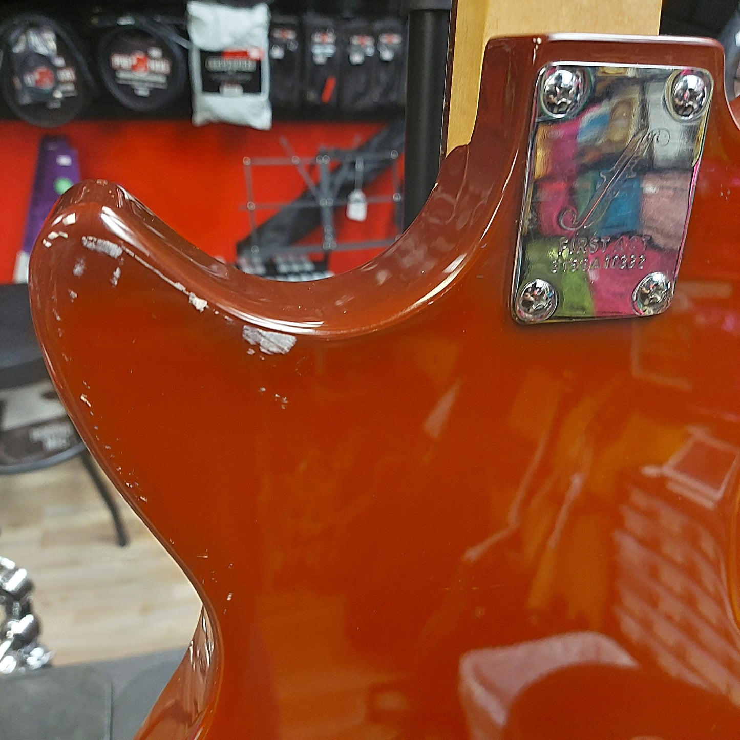 2003 First Act ME315 Electric Guitar - Wine Red SN# 3156A10332 "Sold As Is" Has Writing On Body