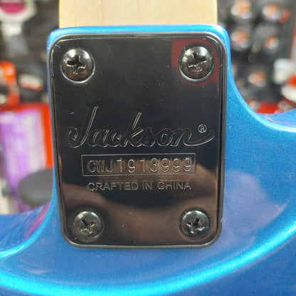 2019 Jackson JS Series Dinky Arch Top JS22 DKA, Amaranth Fingerboard, Metallic Blue SN# CWJ1913999 "No Tremolo Arm"
