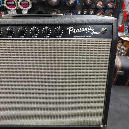1996–2001 Fender Prosonic Amp 2-Channel 60-Watt 2x10” Guitar Combo w/ Original Owner’s Manual SN# CR-269517 "Made In USA"