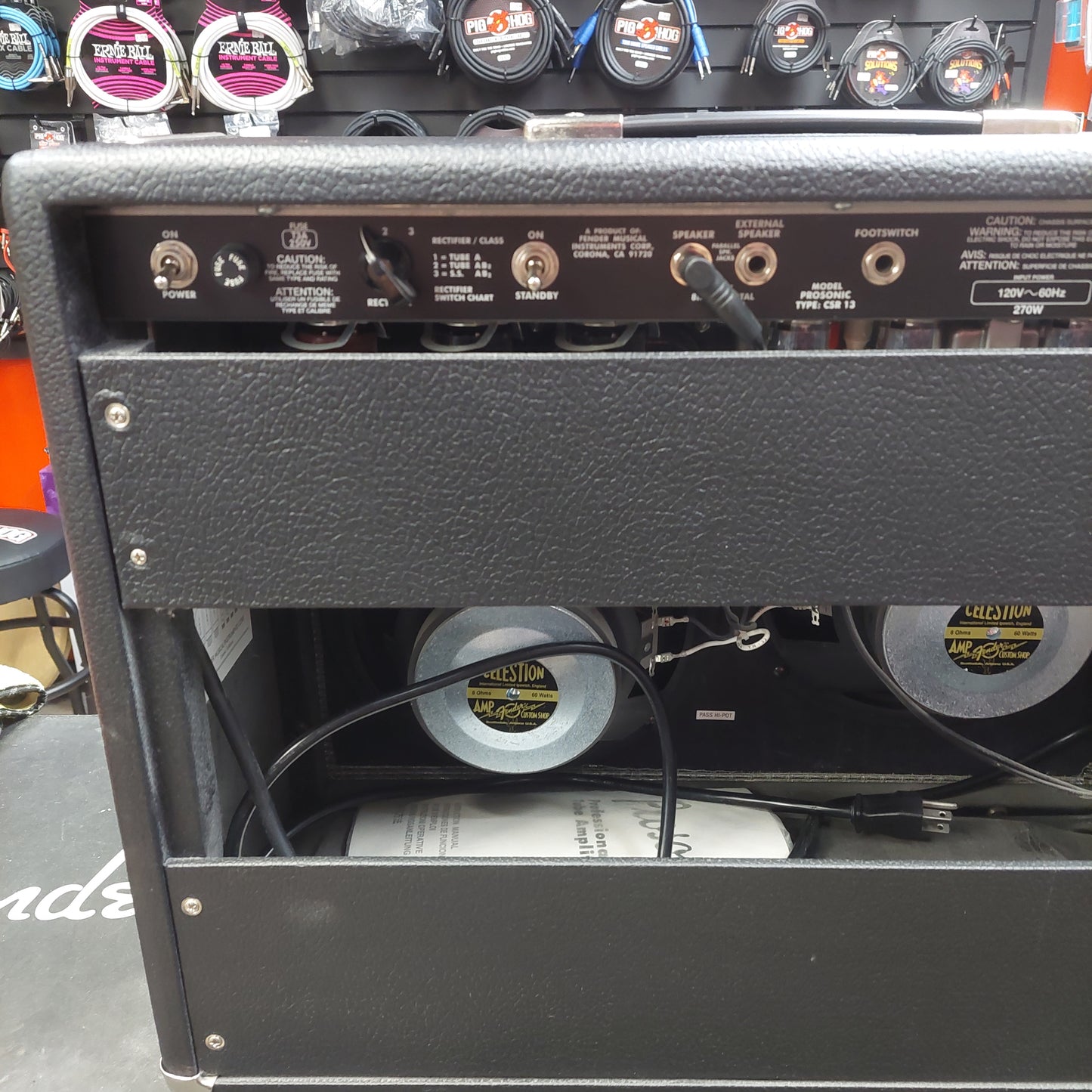 1996–2001 Fender Prosonic Amp 2-Channel 60-Watt 2x10” Guitar Combo w/ Original Owner’s Manual SN# CR-269517 "Made In USA"
