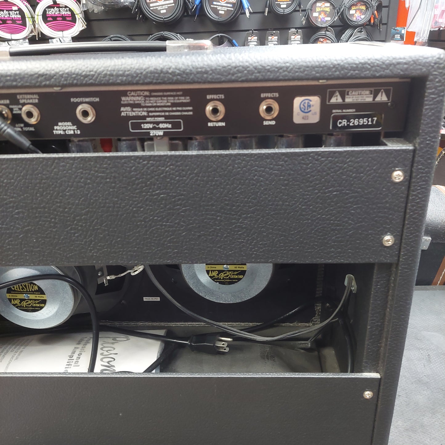1996–2001 Fender Prosonic Amp 2-Channel 60-Watt 2x10” Guitar Combo w/ Original Owner’s Manual SN# CR-269517 "Made In USA"