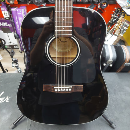 2015 Fender CD-60 Dreadnought Acoustic Guitar - Black Gloss SN# IPS1501551