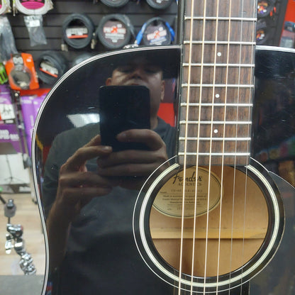 2015 Fender CD-60 Dreadnought Acoustic Guitar - Black Gloss SN# IPS1501551