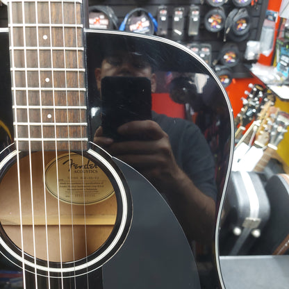 2015 Fender CD-60 Dreadnought Acoustic Guitar - Black Gloss SN# IPS1501551