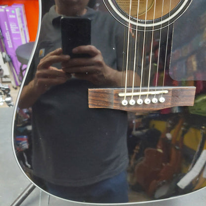 2015 Fender CD-60 Dreadnought Acoustic Guitar - Black Gloss SN# IPS1501551