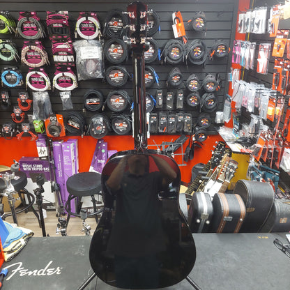 2015 Fender CD-60 Dreadnought Acoustic Guitar - Black Gloss SN# IPS1501551