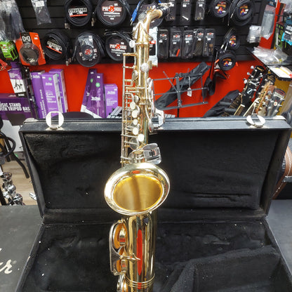 Vito Alto Saxophone - Gold Lacquer Finish w/ Hard Case (USED) "Made In Taiwan" Serial #540150