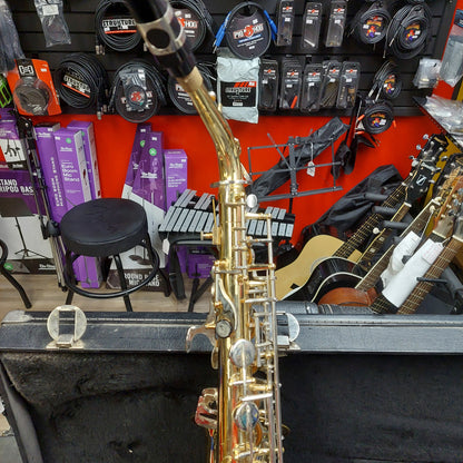 Vito Alto Saxophone - Gold Lacquer Finish w/ Hard Case (USED) "Made In Taiwan" Serial #540150