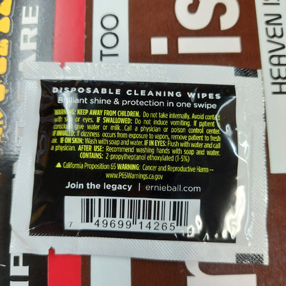 ERNIE BALL WONDER WIPES INSTRUMENT POLISH - SINGLE