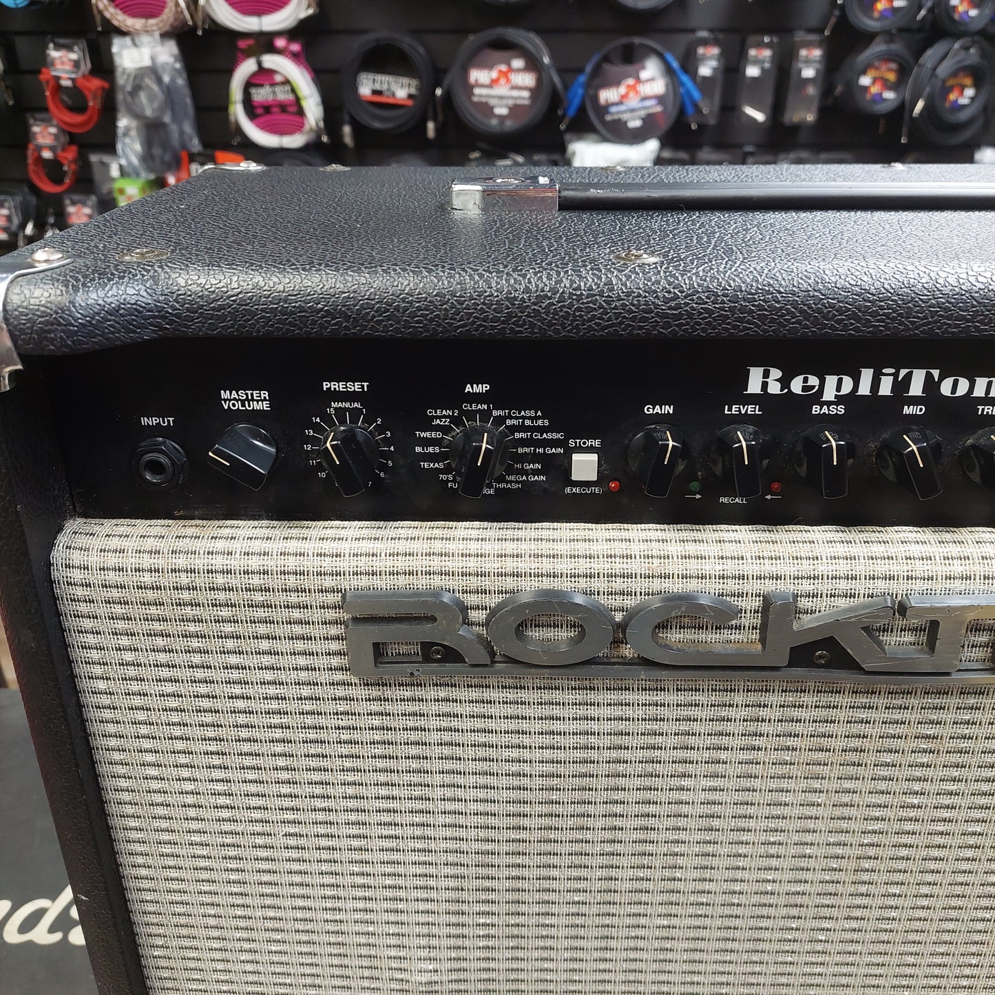 Rocktron R112 Replitone Guitar Combo Amplifier, 1x12” Speaker - 150 watt (USED) "Made in Korea" (Missing One Rubber Foot) SN# 4002869
