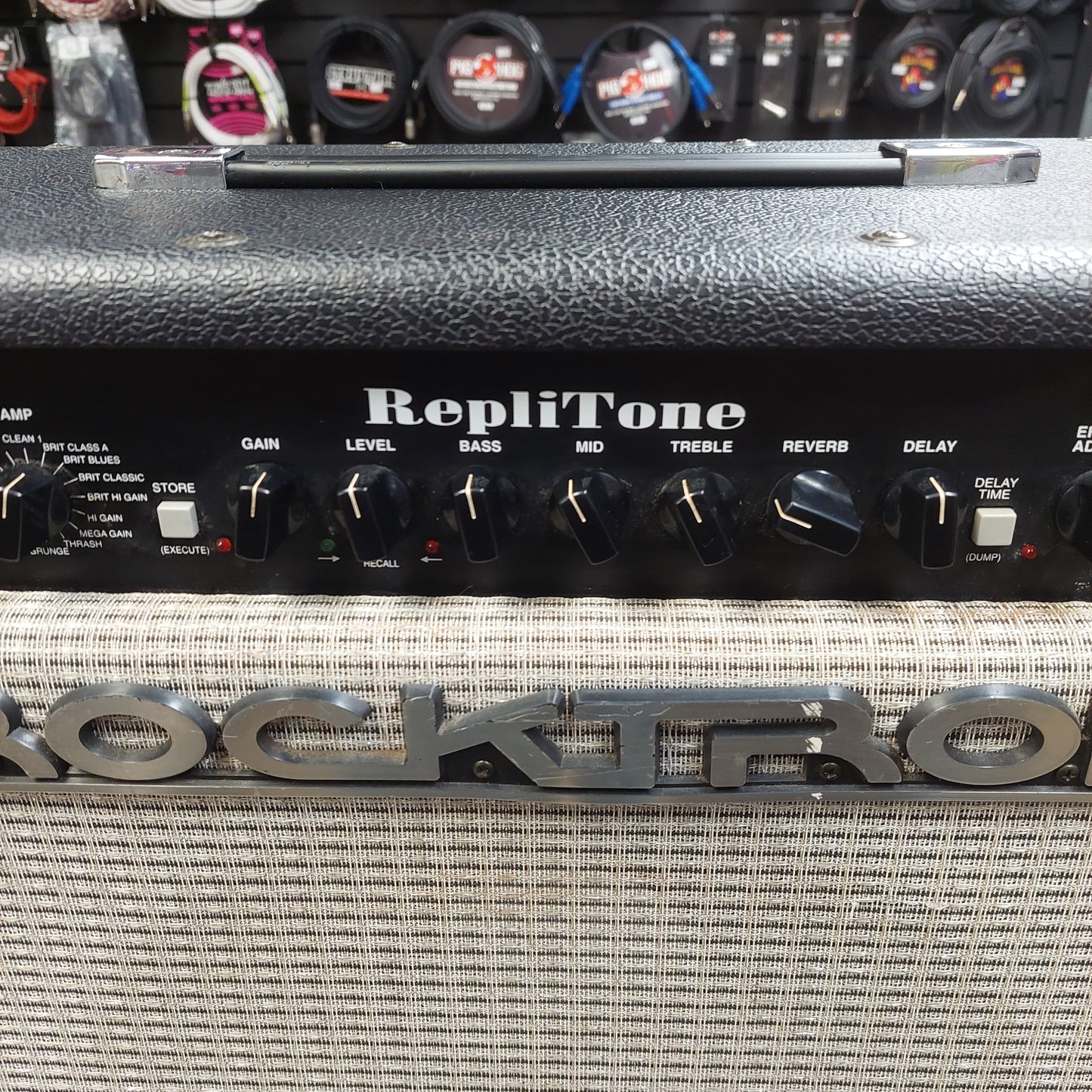 Rocktron R112 Replitone Guitar Combo Amplifier, 1x12” Speaker - 150 watt (USED) "Made in Korea" (Missing One Rubber Foot) SN# 4002869