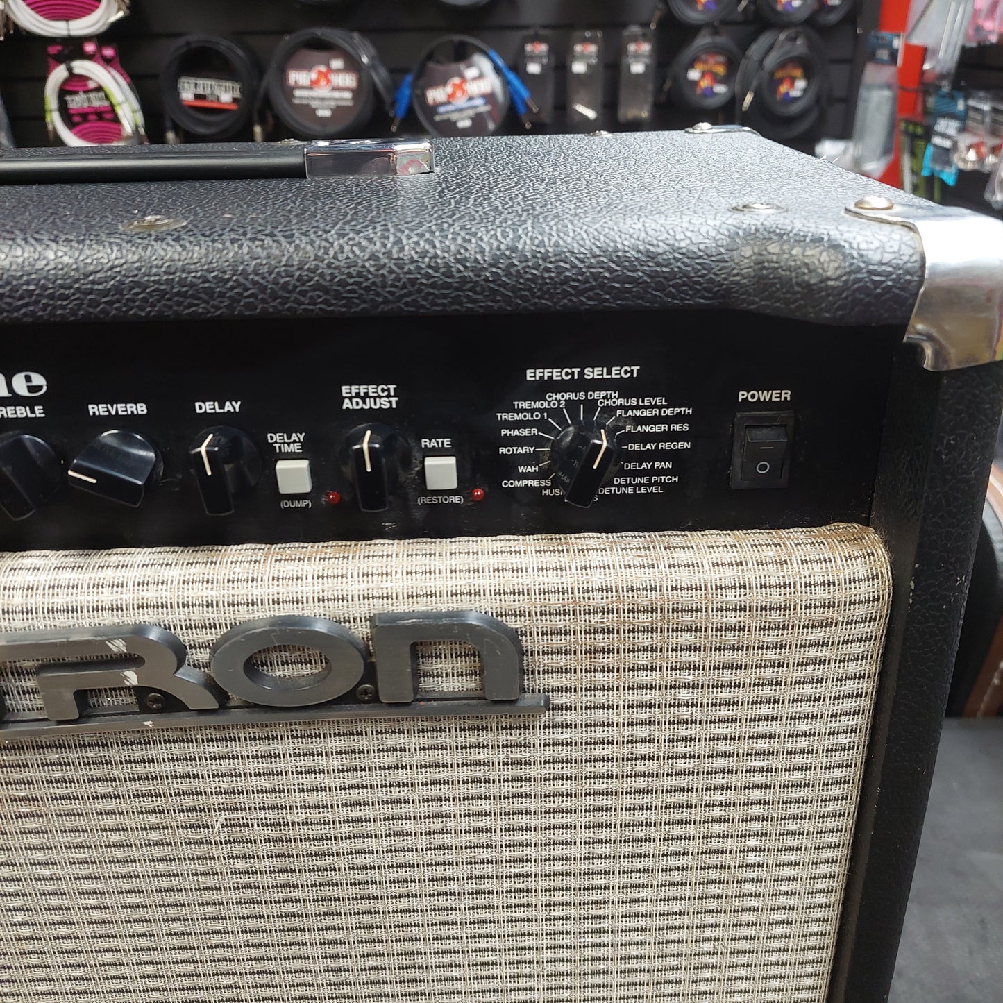 Rocktron R112 Replitone Guitar Combo Amplifier, 1x12” Speaker - 150 watt (USED) "Made in Korea" (Missing One Rubber Foot) SN# 4002869