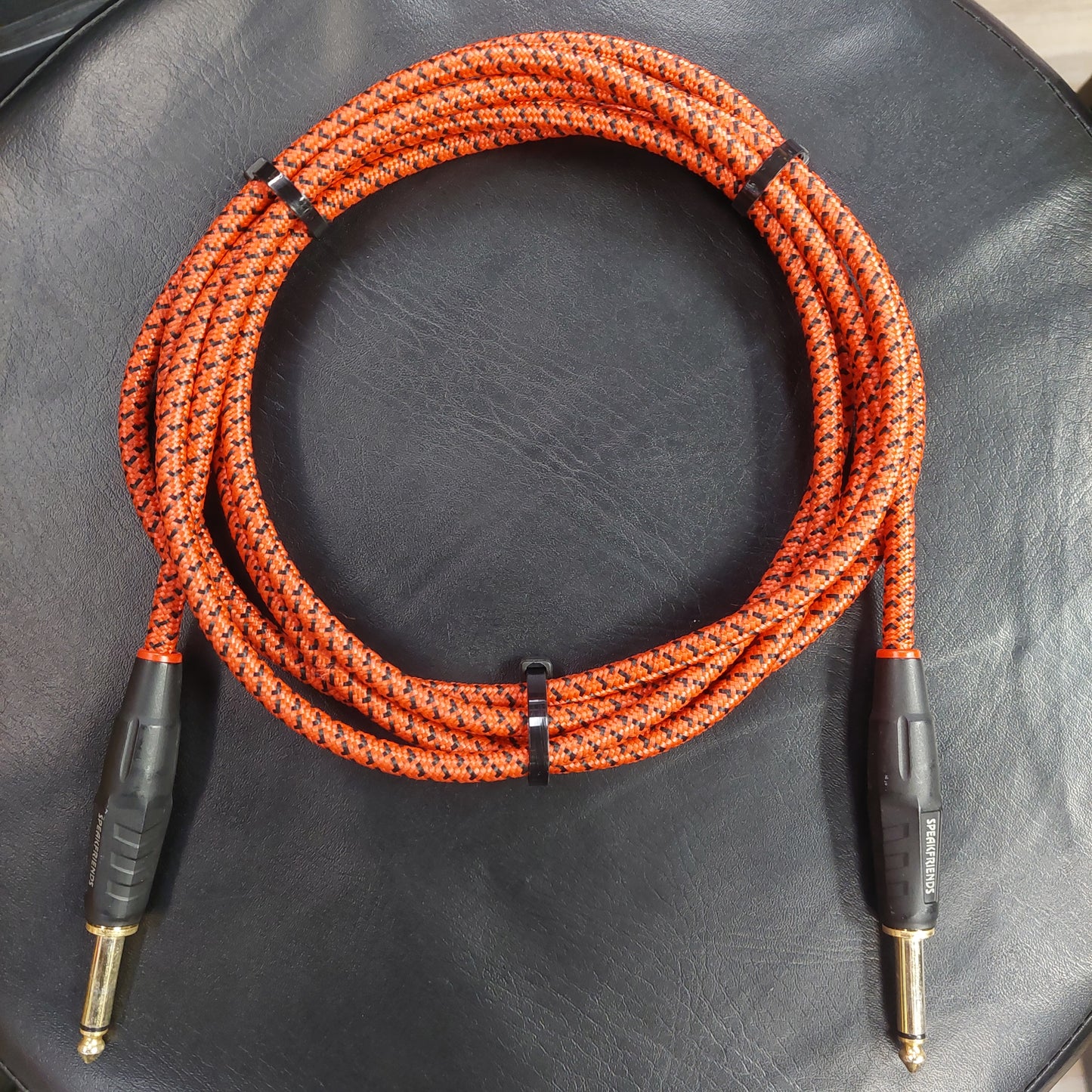 Speakfriends Instrument Cable 10 Feet - Braided Red (USED)