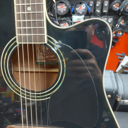 2003 Oscar Schmidt by Washburn OGECEB Acoustic/Electric Guitar - Black Gloss SN#FC03051672
