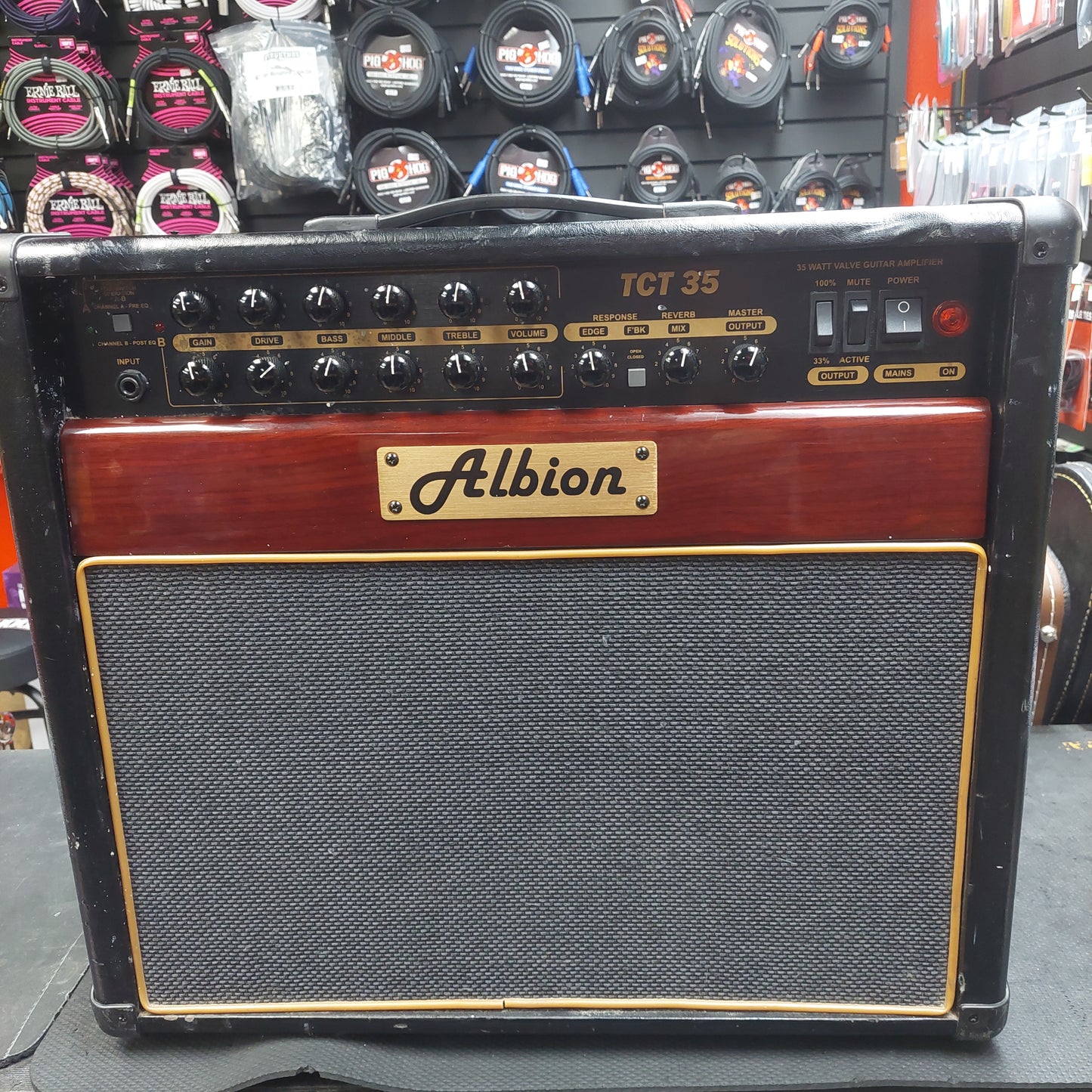 2010's Albion Amplification TCT Series TCT35C 35W Tube Guitar Combo Amp Plum SN# TCT35C000618