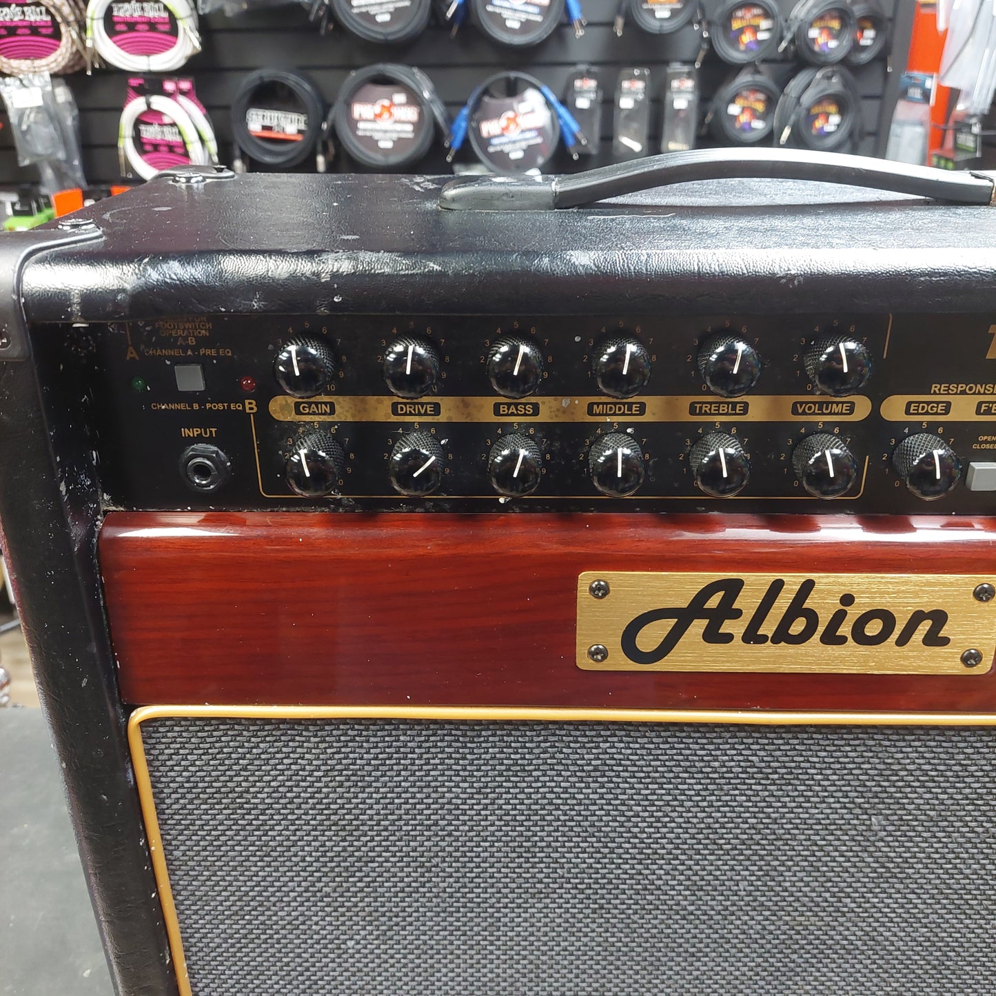 2010's Albion Amplification TCT Series TCT35C 35W Tube Guitar Combo Amp Plum SN# TCT35C000618