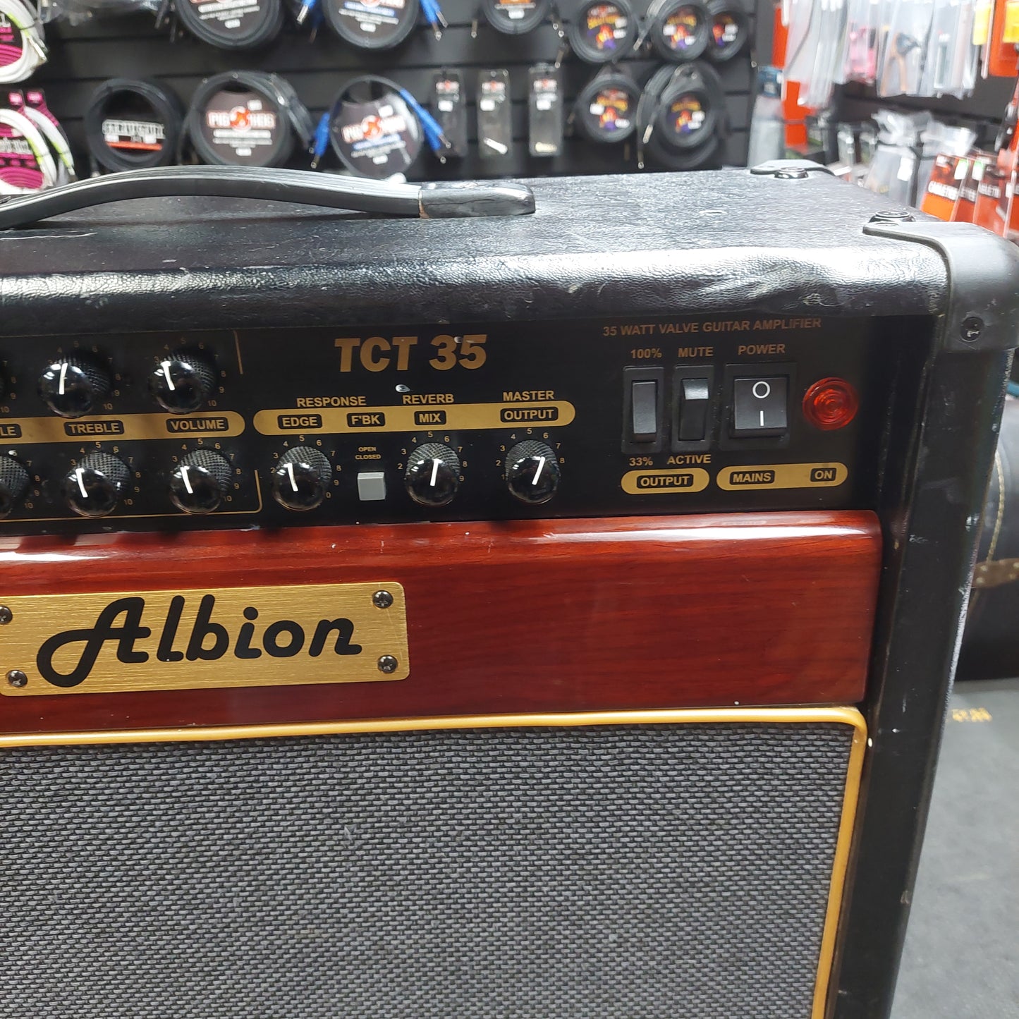 2010's Albion Amplification TCT Series TCT35C 35W Tube Guitar Combo Amp Plum SN# TCT35C000618