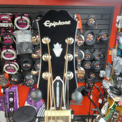 2018 Epiphone Hummingbird Pro FC Acoustic/Electric Guitar - Faded Cherry Sunburst w/ Brown Gibson Hard Case SN# 18012301851