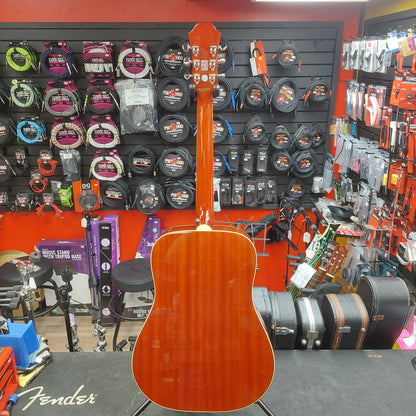 2018 Epiphone Hummingbird Pro FC Acoustic/Electric Guitar - Faded Cherry Sunburst w/ Brown Gibson Hard Case SN# 18012301851