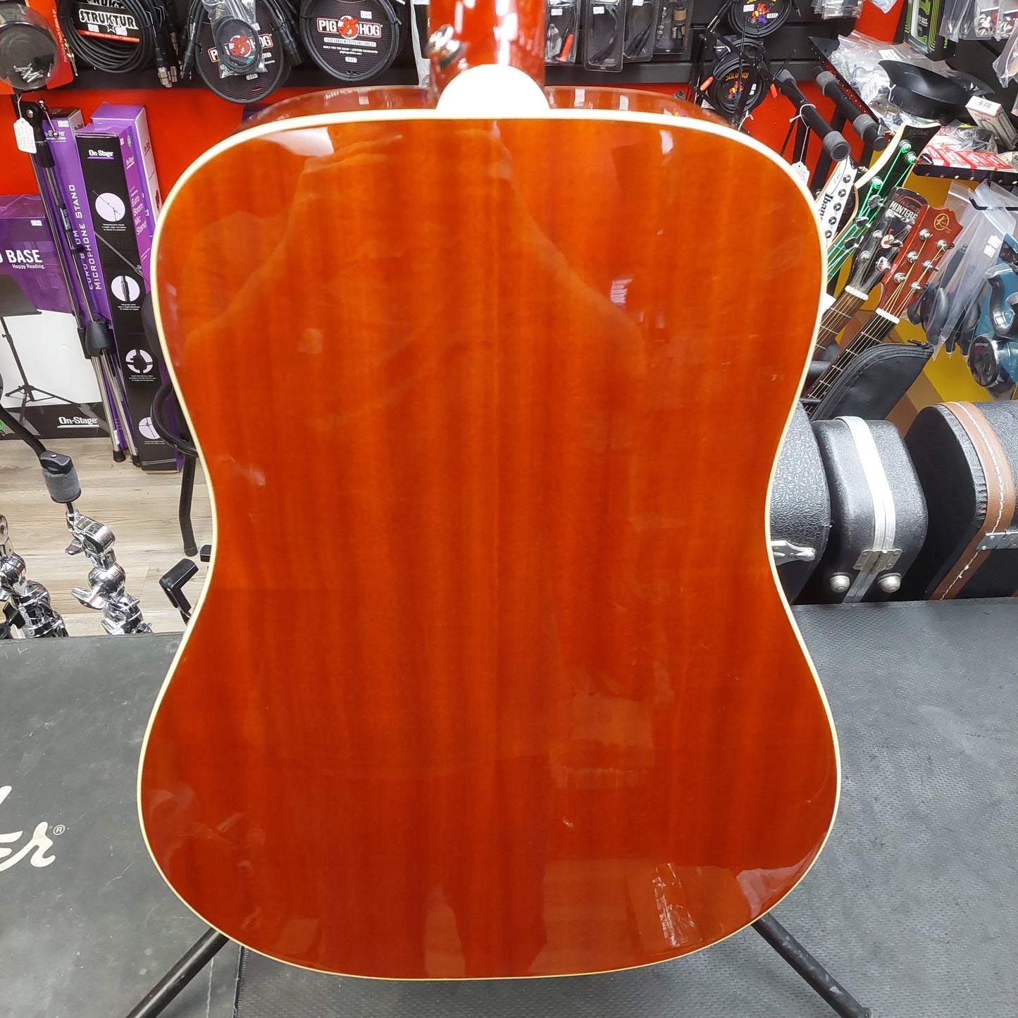2018 Epiphone Hummingbird Pro FC Acoustic/Electric Guitar - Faded Cherry Sunburst w/ Brown Gibson Hard Case SN# 18012301851
