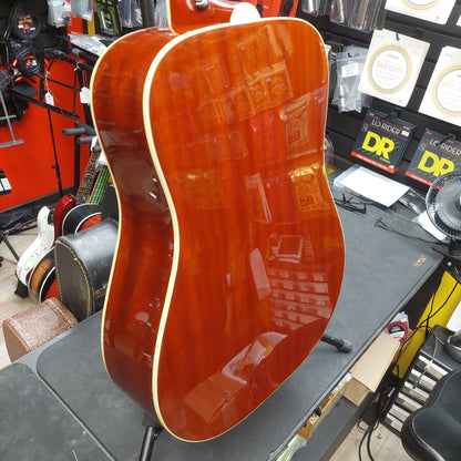 2018 Epiphone Hummingbird Pro FC Acoustic/Electric Guitar - Faded Cherry Sunburst w/ Brown Gibson Hard Case SN# 18012301851