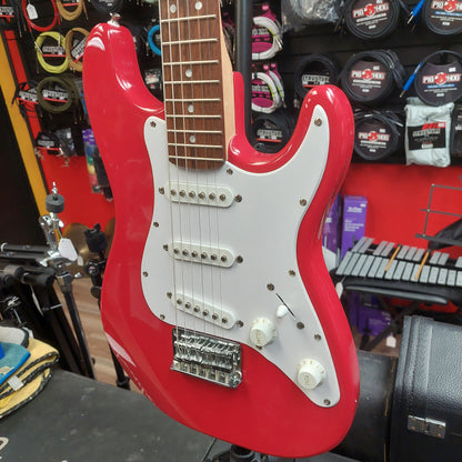 2021 Squier Mini Stratocaster, Laurel Fingerboard, White Pickguard - Dakota Red SN ICSF21002944