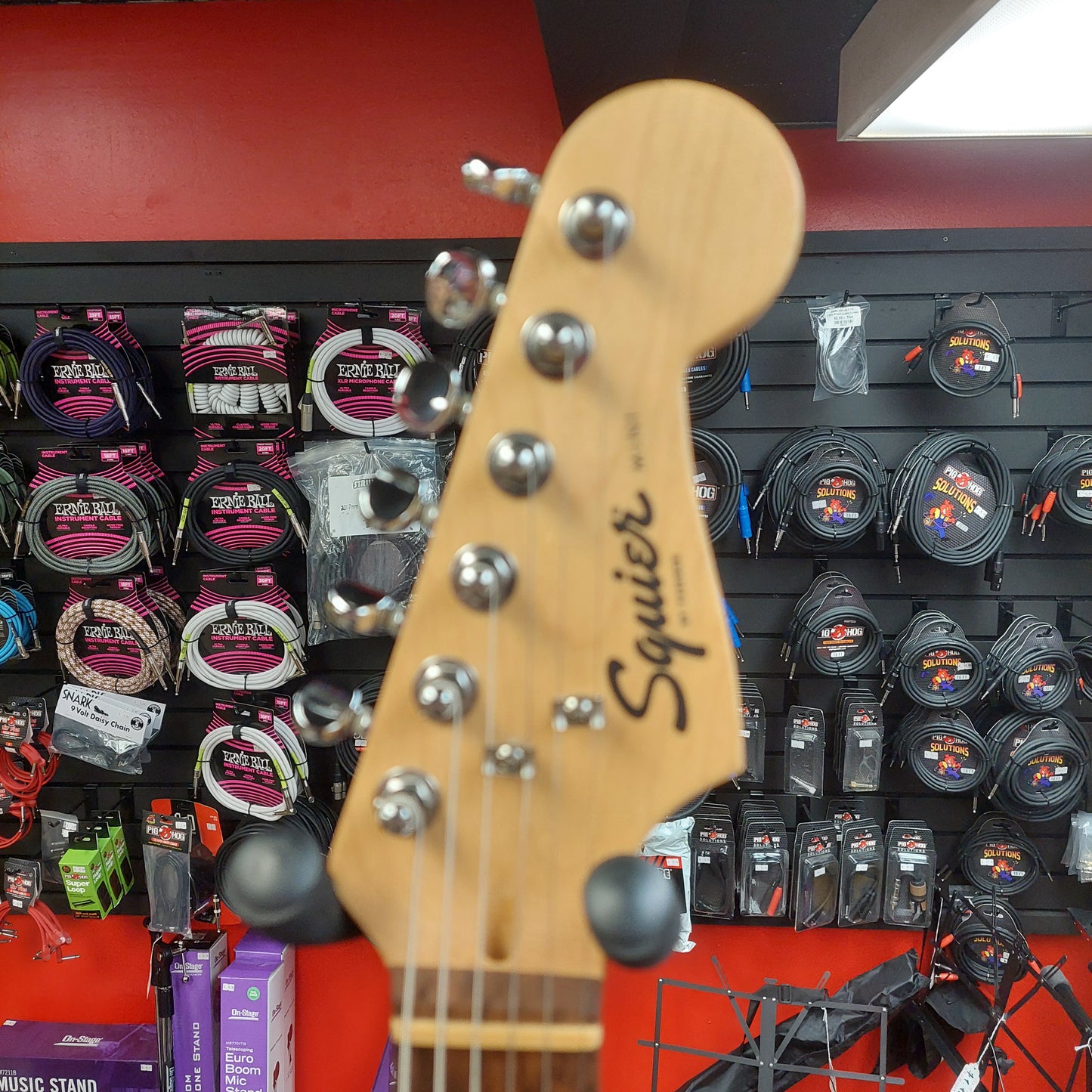 2021 Squier Mini Stratocaster, Laurel Fingerboard, White Pickguard - Dakota Red SN ICSF21002944
