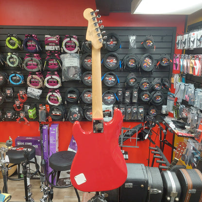 2021 Squier Mini Stratocaster, Laurel Fingerboard, White Pickguard - Dakota Red SN ICSF21002944