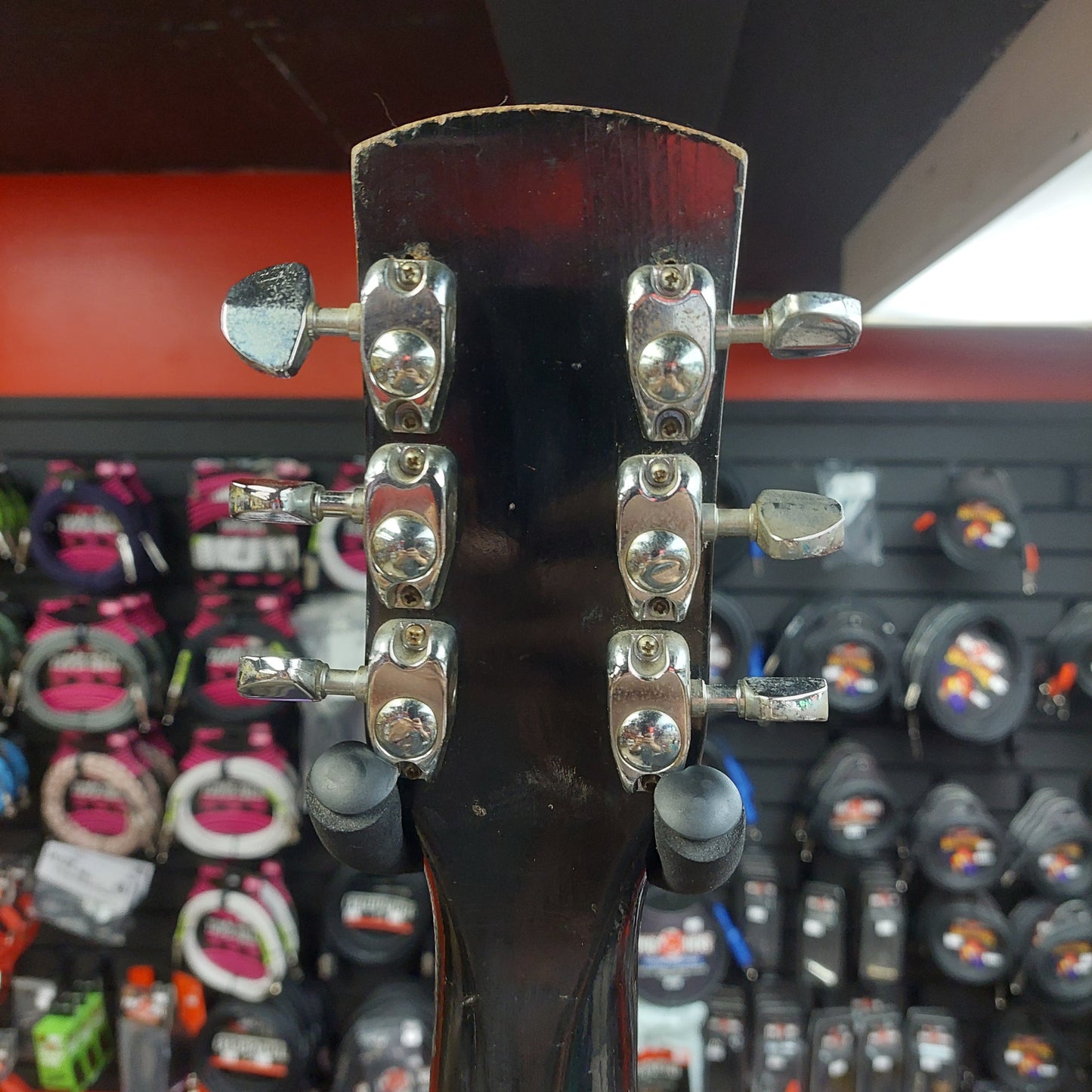 1950's Vintage Harmony Monterey Arch Top Acoustic Guitar - Sunburst Finish "Made In Chicago" (Missing Pickguard)