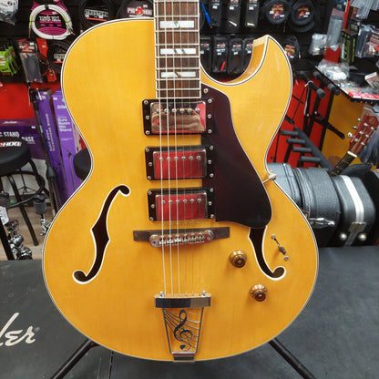 2009 Dean Palomino Hollow Body Electric Guitar - Gloss Natural w/ Dean Hard Case SN# Y09060044