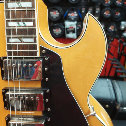 2009 Dean Palomino Hollow Body Electric Guitar - Gloss Natural w/ Dean Hard Case SN# Y09060044