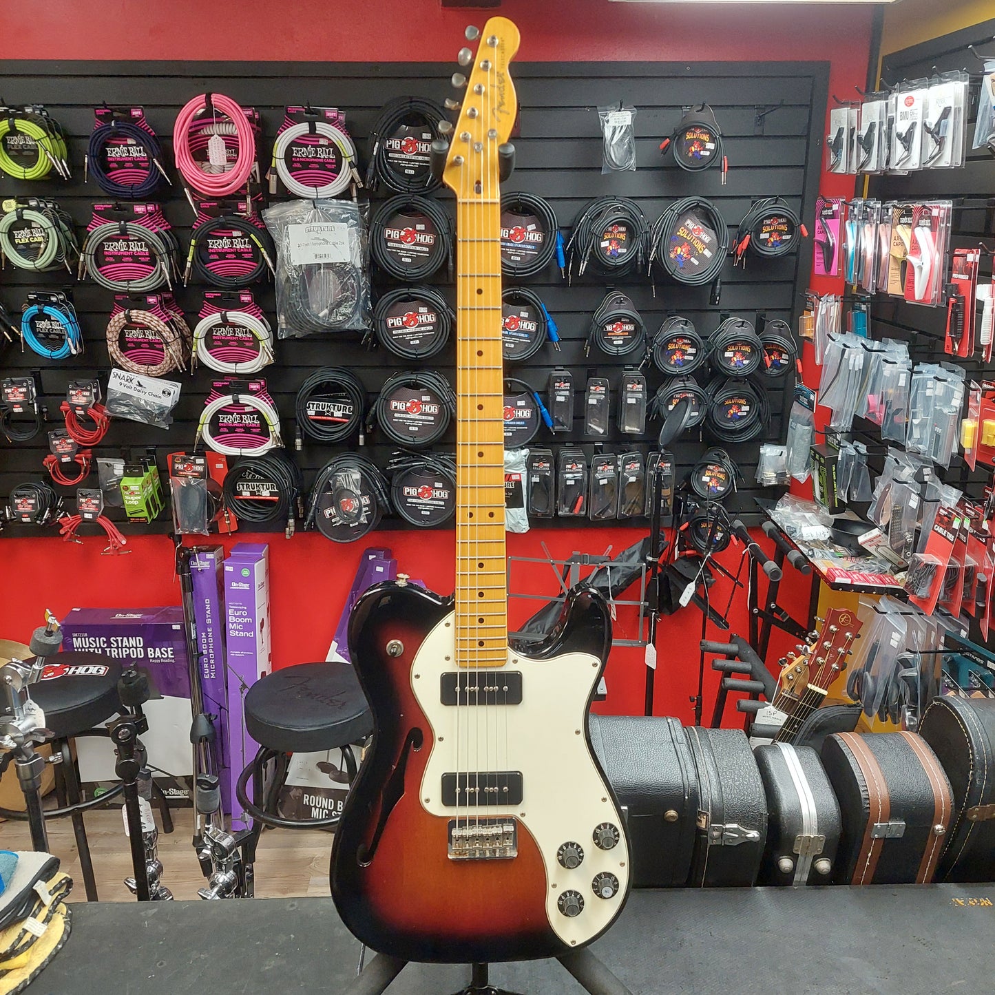 2012 Fender Modern Player Thinline Telecaster - Sunburst SN# CGF1215749