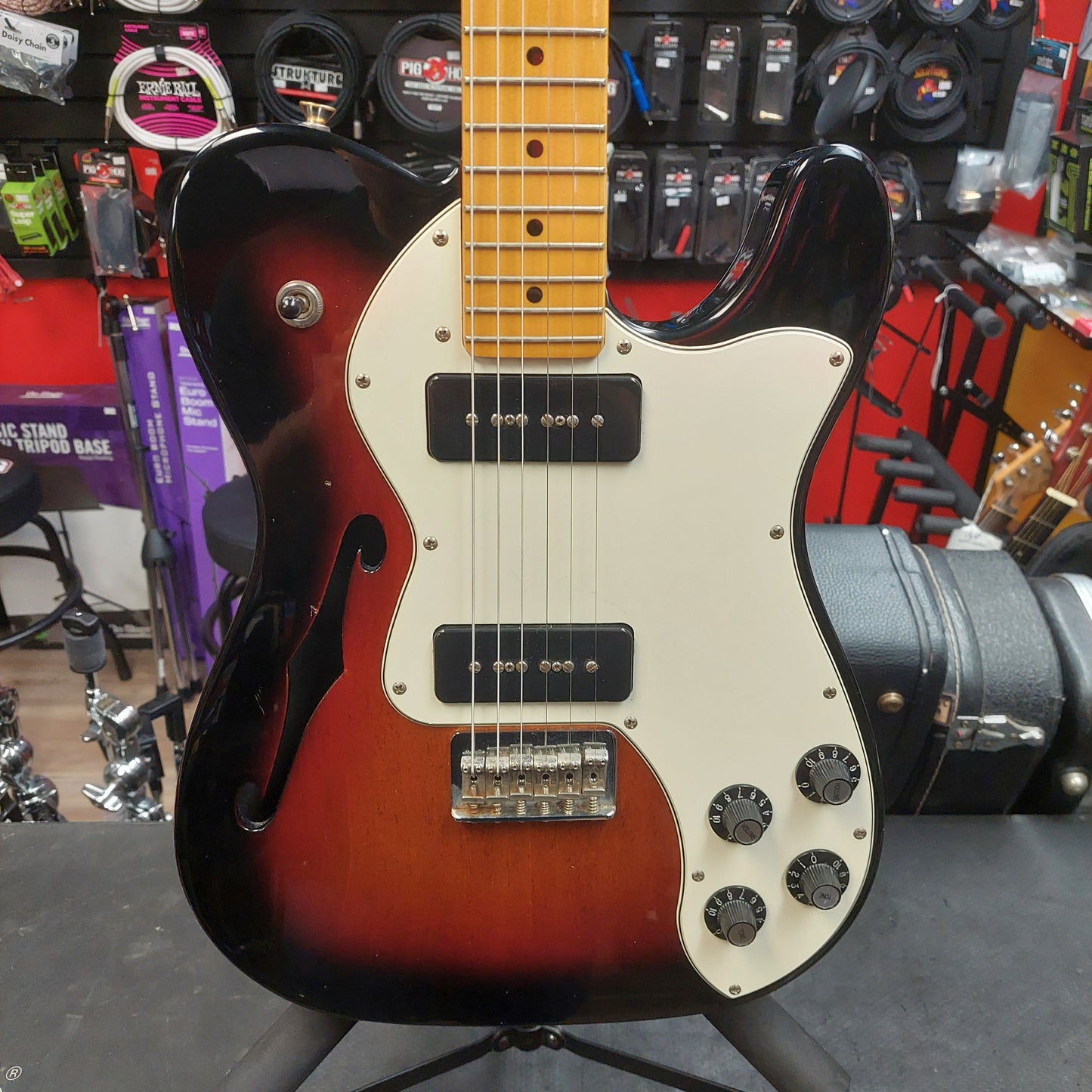 2012 Fender Modern Player Thinline Telecaster - Sunburst SN# CGF1215749