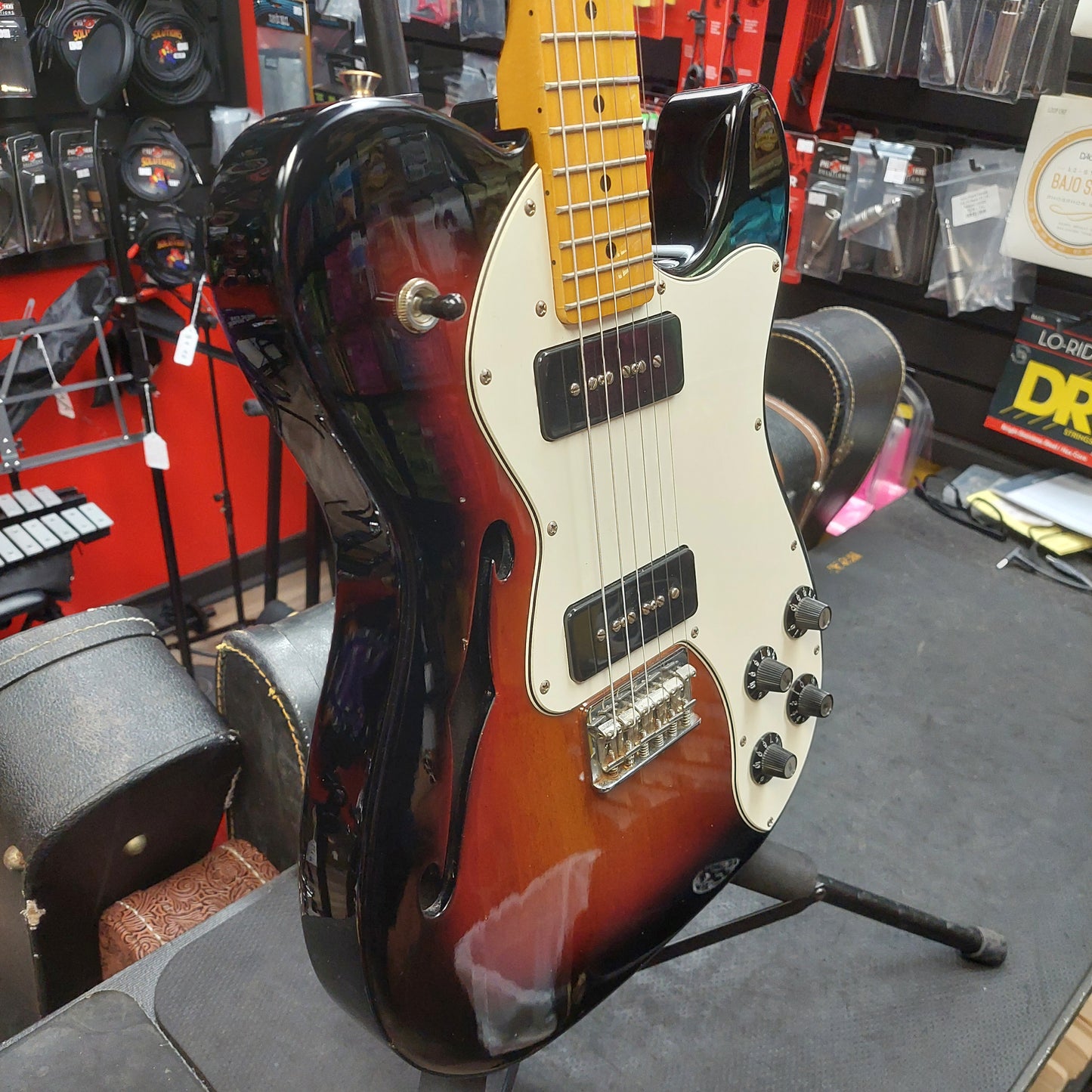2012 Fender Modern Player Thinline Telecaster - Sunburst SN# CGF1215749