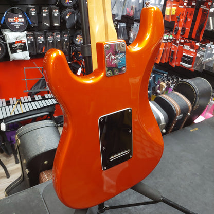 2002 Fender American Deluxe Stratocaster - Candy Tangerine w/ Fender USA Hard Case SN# DZ2110761 "Made In USA" (No Tremolo Bar)