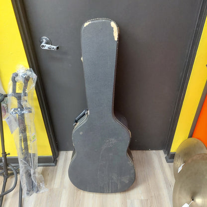Dreadnought Acoustic Guitar Case Hard Case - Black (USED) "Has Minor Body Damage"