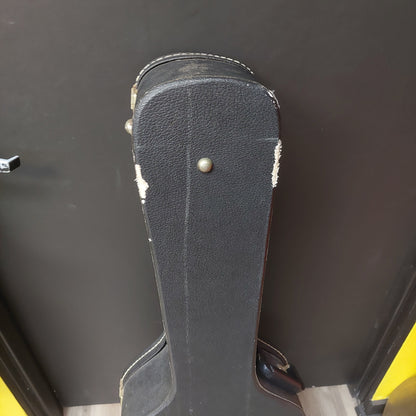 Dreadnought Acoustic Guitar Case Hard Case - Black (USED) "Has Minor Body Damage"