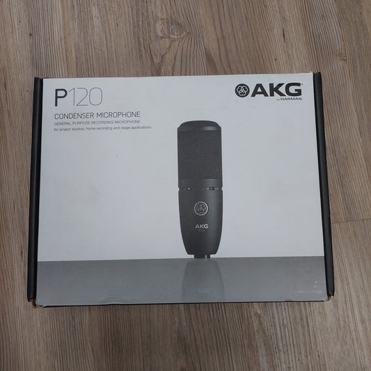 AKG P120 Condenser Microphone - Black (USED) "Open Box"