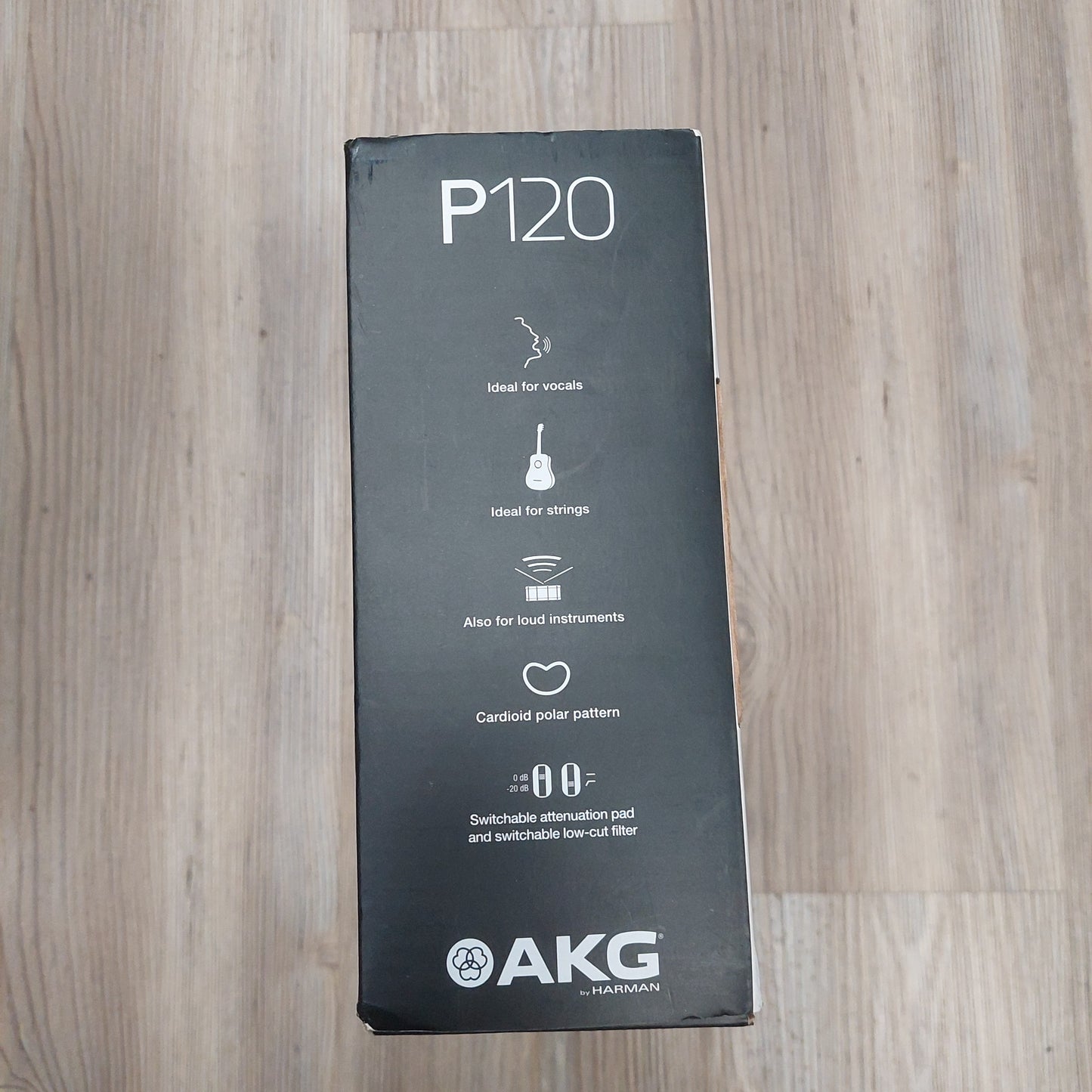 AKG P120 Condenser Microphone - Black (USED) "Open Box"