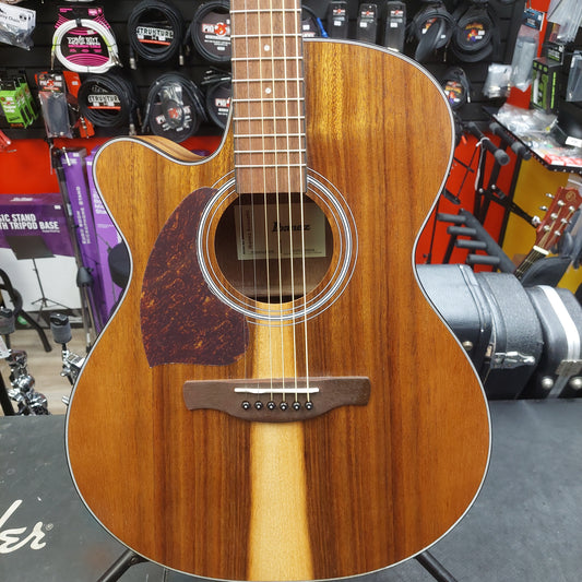 2026 Ibanez PC50WSLCE "Left-Handed" Grand Concert Acoustic/Electric Guitar - Open Pore Brown SN# 5T01PS251000558