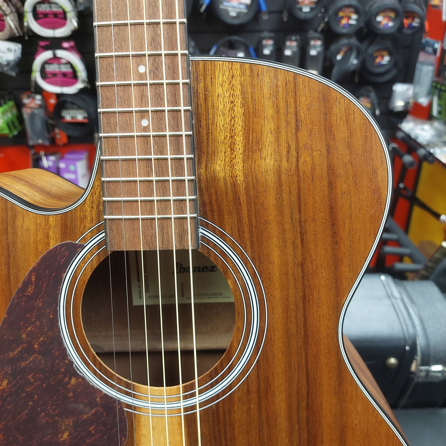2026 Ibanez PC50WSLCE "Left-Handed" Grand Concert Acoustic/Electric Guitar - Open Pore Brown SN# 5T01PS251000558